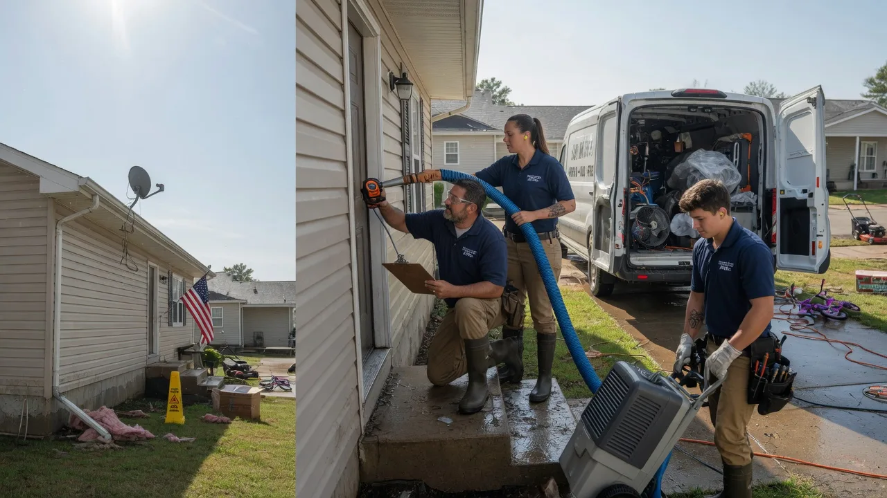 Ceiling Water Damage Restoration in Enning, SD near me